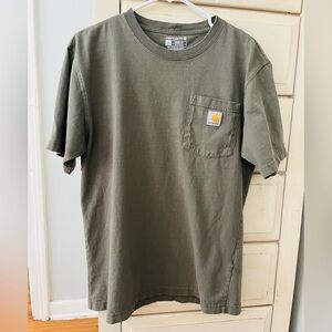 Carhartt Olive SS Pocket Tee K87